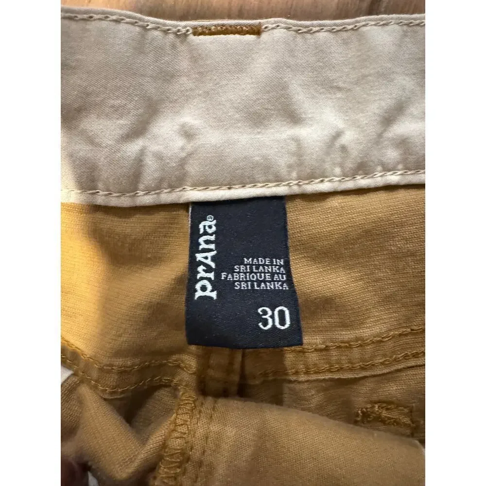 Prana Mens Performance Shorts Hiking Pants Stretchy‎ SIZE 30